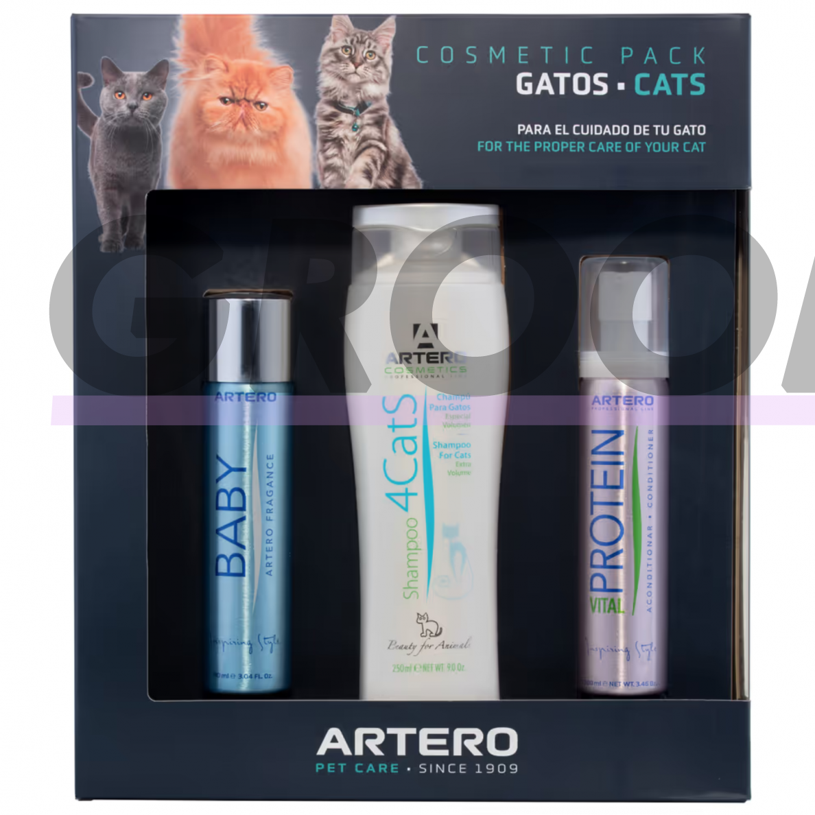 "Artero Cat Cosmetic Pack" - kosmetikos rinkinys katėms "Artero Cat Cosmetic Pack" - kosmetikos rinkinys katėms