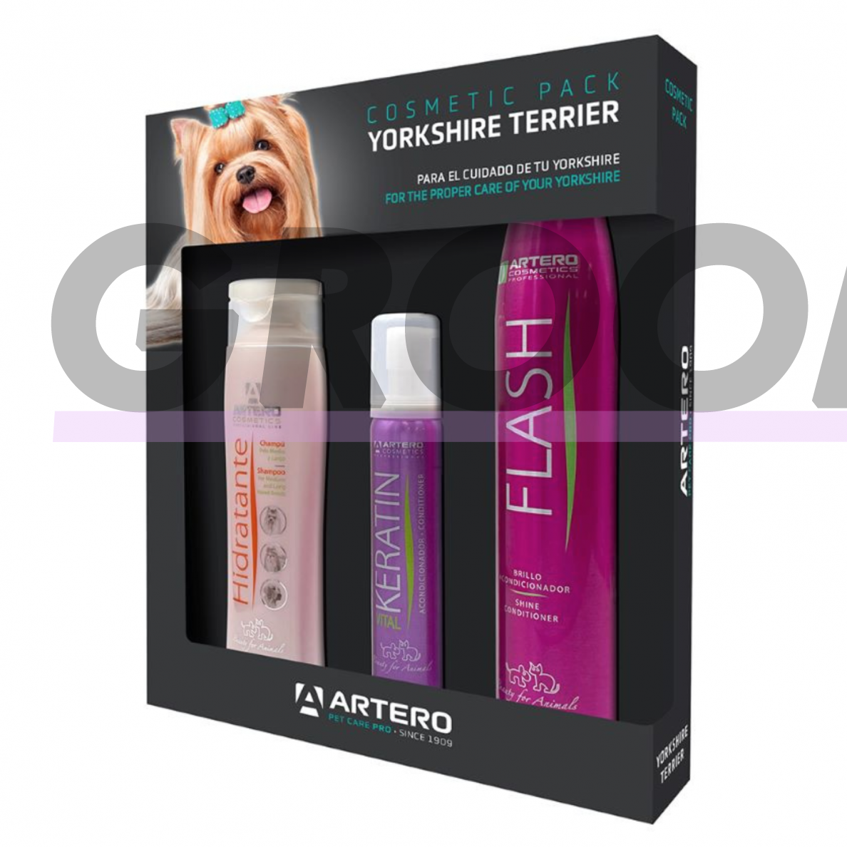 „Artero Cosmetic Pack Yorkshire Terrier“ - kosmetikos rinkinys ilgaplaukiams šunims „Artero Cosmetic Pack Yorkshire Terrier“ - kosmetikos rinkinys ilgaplaukiams šunims