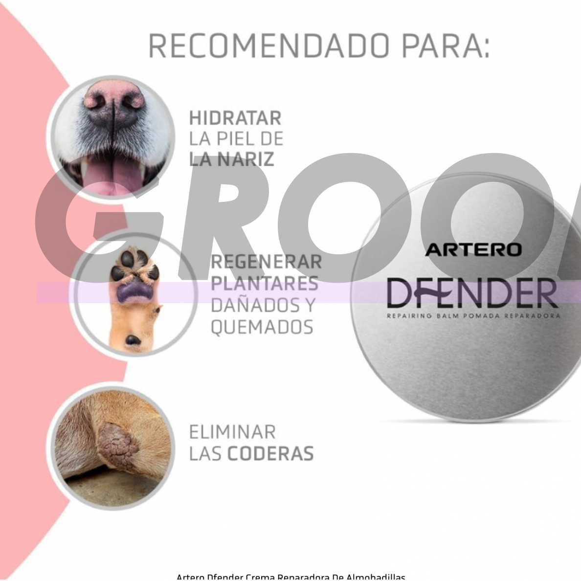 „Artero Dfender Repair Cream“ 100ml - regeneruojantis drėkinamasis kremas letenoms ir nosiai 3
