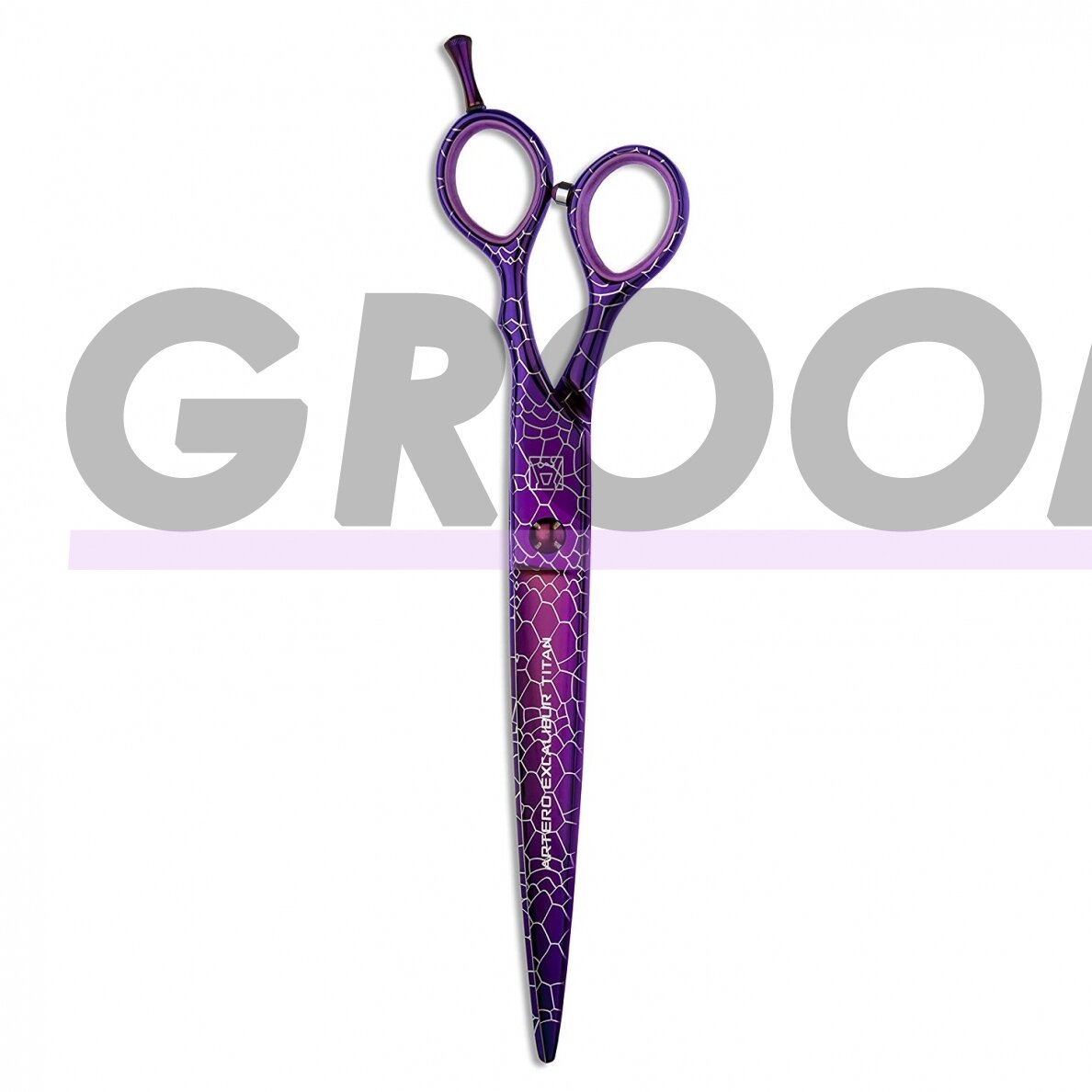 Artero Excalibur Titan 7,5 "- profesionalios, modernaus dizaino tiesios žirklės su titano danga. Artero Excalibur Titan 7,5 "- profesionalios, modernaus dizaino tiesios žirklės su titano danga.