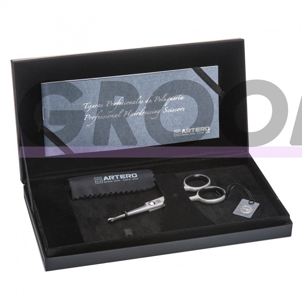 Artero Mini Satin 4,5"- profesionalios saugios žirklės su satino apdaila 2