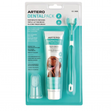 "Artero Dental Pack" - набор для чистки зубов у собак, зубная щетка и зубная паста