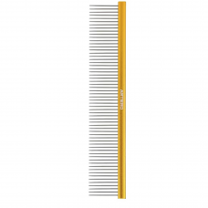 "Artero Giant Gold" Comb 25 cm - profesionalios, didelės šukos su aliuminine rankena ir vidutiniu atstumu tarp dantų, smeigtukų ilgis 35 mm
