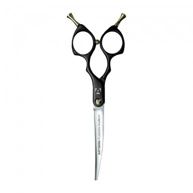 Artero Black Fusion Curvy Scissors - profesionalios, lengvos "Asian Fusion" 6 colių kirpimo žirklės