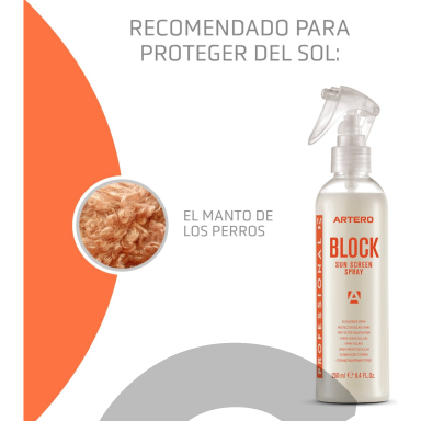 „Artero Block Sun Spray“ 250ml - apsauginis purškalas nuo saulės šunims