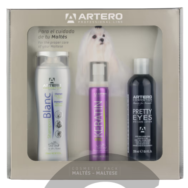 „Artero Cosmetic Pack Maltese“ - kosmetikos rinkinys baltų ir šviesių veislių šunims