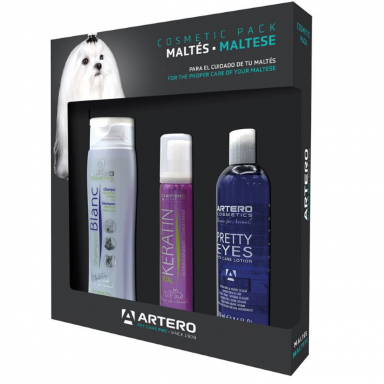 „Artero Cosmetic Pack Maltese“ - kosmetikos rinkinys baltų ir šviesių veislių šunims