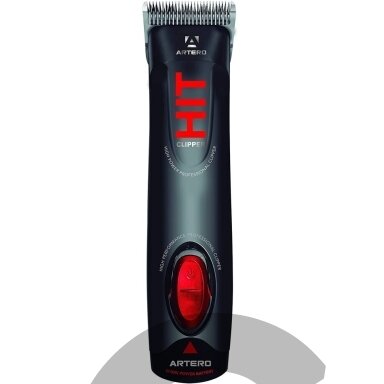 "Artero Hit Grooming Clipper" - belaidė gyvūnų kirpimo mašinėlė su dviem akumuliatoriais ir galvute Nr. 10