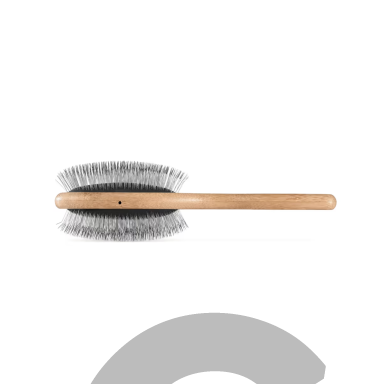 Artero Nature Double Slicker Pin Brush - dvipusis bambukinis šepetys pudeliams