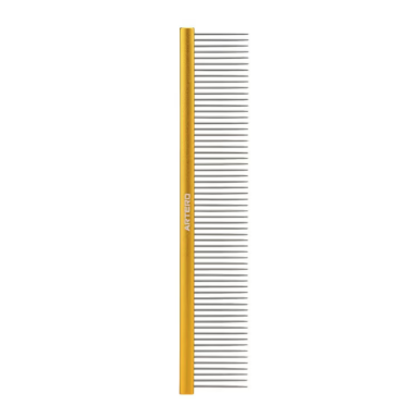 "Artero Nature Giant Gold" Comb - 25cm didelės šukos su aliuminio rankena, vidutiniai tarpai tarp dantų, 36 mm smeigtukai