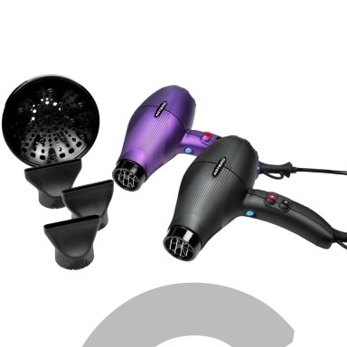 "Artero Tekila F4 Dryer 2300W" - profesionalus rankinis džiovintuvas su jonizacija, violetinės spalvos