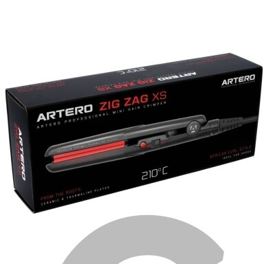 "Artero XS Zig-Zag Advanced 15cm" - profesionalios mini plaukų žnyplės