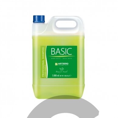 "Artero Basic 5L" - universalus šampūnas pirmajam plovimui, idealiai tinka kirpykloms