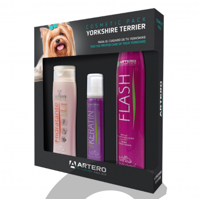 „Artero Cosmetic Pack Yorkshire Terrier“ - kosmetikos rinkinys ilgaplaukiams šunims „Artero Cosmetic Pack Yorkshire Terrier“ - kosmetikos rinkinys ilgaplaukiams šunims