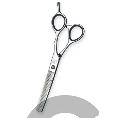 „Artero Curvy 30“ - profesionalios vienpusės filiravimo žirklės, pagamintos iš japoniško plieno, 6". „Artero Curvy 30“ - profesionalios vienpusės filiravimo žirklės, pagamintos iš japoniško plieno, 6".