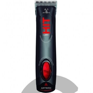 "Artero Hit Grooming Clipper" - belaidė gyvūnų kirpimo mašinėlė su dviem akumuliatoriais ir galvute Nr. 10 1