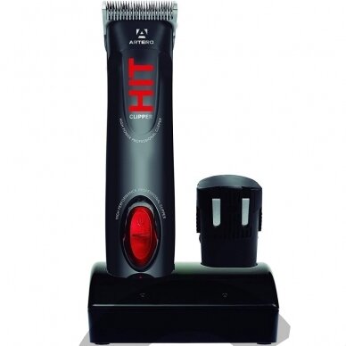 "Artero Hit Grooming Clipper" - belaidė gyvūnų kirpimo mašinėlė su dviem akumuliatoriais ir galvute Nr. 10 "Artero Hit Grooming Clipper" - belaidė gyvūnų kirpimo mašinėlė su dviem akumuliatoriais ir galvute Nr. 10