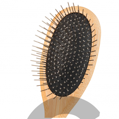 "Artero Nature Super Soft Brush" - itin minkštas bambukinis šepetys su metaliniais smeigtukais 1 "Artero Nature Super Soft Brush" - itin minkštas bambukinis šepetys su metaliniais smeigtukais 1