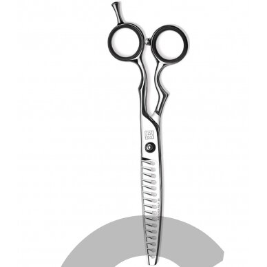 Artero Professional Alp Chunkers 7,5" - profesionalios vienpusės filiravimo žirklės su mikro pjūviu ant kiekvieno dantuko, japoniško plieno 16 dantukų 4 Artero Professional Alp Chunkers 7,5" - profesionalios vienpusės filiravimo žirklės su mikro pjūviu ant kiekvieno dantuko, japoniško plieno 16 dantukų 4