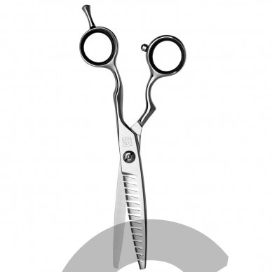 „Artero Professional Alp Thinning 6“-profesionalios vienpusės filiravimo žirklės su mikro pjūviu ant kiekvieno dantuko, japoniško plieno 29 dantukai „Artero Professional Alp Thinning 6“-profesionalios vienpusės filiravimo žirklės su mikro pjūviu ant kiekvieno dantuko, japoniško plieno 29 dantukai
