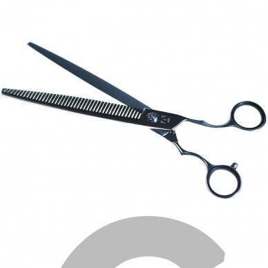 Artero Professional Alp Thinning 7.5 "-profesionalios vienpusės filiravimo žirklės su mikro pjūviu ant kiekvieno dantuko, 43 japoniško plieno dantukai. 1 Artero Professional Alp Thinning 7.5 "-profesionalios vienpusės filiravimo žirklės su mikro pjūviu ant kiekvieno dantuko, 43 japoniško plieno dantukai. 1