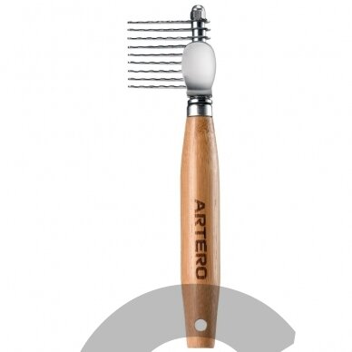 "Artero Short Blade Dematter Nature Collection" - maža šoninė sąvėlų pjaustyklė su 9 ašmenimis ir nykščio atrama "Artero Short Blade Dematter Nature Collection" - maža šoninė sąvėlų pjaustyklė su 9 ašmenimis ir nykščio atrama