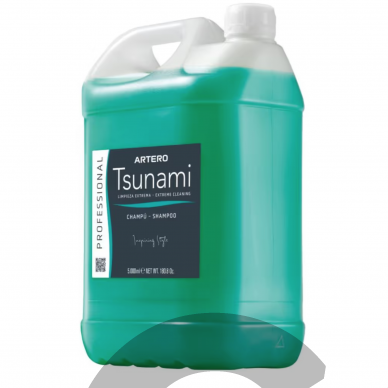 "Artero Tsunami" 5 л - обезжиривающий шампунь для собак для первого мытья