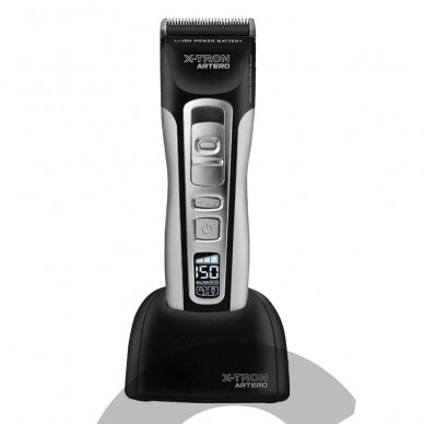 "Artero X-Tron Clipper" - 3 greičių belaidė mašinėlė su reguliuojama galvutė "Artero X-Tron Clipper" - 3 greičių belaidė mašinėlė su reguliuojama galvutė