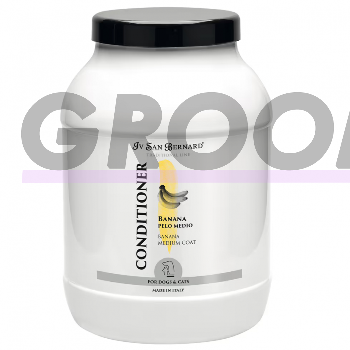 Iv San Bernard Banana Conditioner - Bananų kondicionierius šunims ir katėms su pusilgiais ir šiurkščiais plaukais 3 Iv San Bernard Banana Conditioner - Bananų kondicionierius šunims ir katėms su pusilgiais ir šiurkščiais plaukais 3