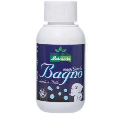 Baldecchi White Hair Bath Shampoo - šviesinantis šampūnas baltam ir šviesiam kailiui Baldecchi White Hair Bath Shampoo - šviesinantis šampūnas baltam ir šviesiam kailiui