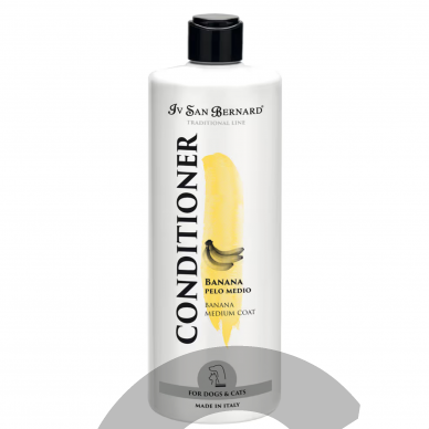 Iv San Bernard Banana Conditioner - Bananų kondicionierius šunims ir katėms su pusilgiais ir šiurkščiais plaukais 2