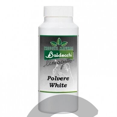 Baldecchi Cat White Powder - katėms skirti balinantys milteliai, maskuoti spalvos pasikeitimą Baldecchi Cat White Powder - katėms skirti balinantys milteliai, maskuoti spalvos pasikeitimą