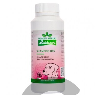 Baldecchi Dry Shampoo - sausas šampūnas miltelių pavidalu Baldecchi Dry Shampoo - sausas šampūnas miltelių pavidalu