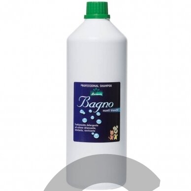 Baldecchi White Hair Bath Shampoo - šviesinantis šampūnas baltam ir šviesiam kailiui. Talpa: 1L Baldecchi White Hair Bath Shampoo - šviesinantis šampūnas baltam ir šviesiam kailiui. Talpa: 1L