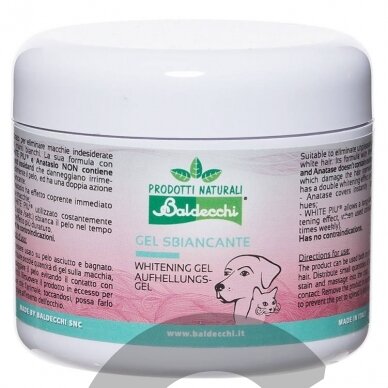 Baldecchi Whitening Gel - balinantis gelis plaukams, šalinantis dėmes ir spalvos pakitimus Baldecchi Whitening Gel - balinantis gelis plaukams, šalinantis dėmes ir spalvos pakitimus