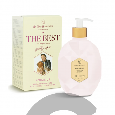 Iv San Bernard The Best Aquarius Conditioner - kondicionierius šunims ir katėm bet kokio tipo kailiui su vynuogių ekstraktu 2 Iv San Bernard The Best Aquarius Conditioner - kondicionierius šunims ir katėm bet kokio tipo kailiui su vynuogių ekstraktu 2