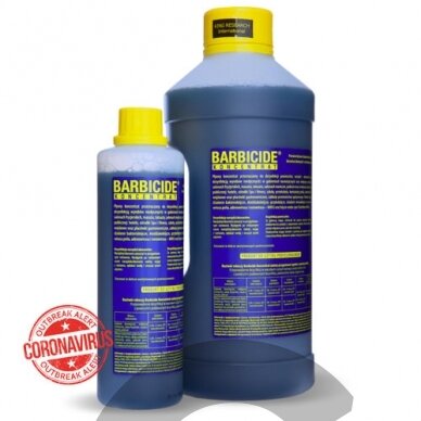 Barbicide - Концентрат для дезинфекции инструментов и принадлежностей - Объем: 500 мл Barbicide - Концентрат для дезинфекции инструментов и принадлежностей - Объем: 500 мл