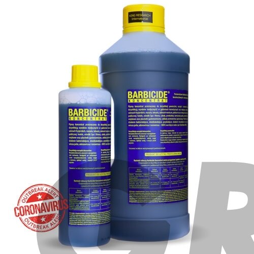 Barbicide - Концентрат для дезинфекции инструментов и принадлежностей - Объем: 500 мл Barbicide - Концентрат для дезинфекции инструментов и принадлежностей - Объем: 500 мл
