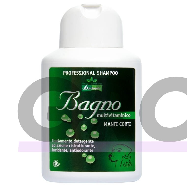 Baldecchi Multivitamin Short Hair Shampoo - vitaminais praturtintas šampūnas trumpiems plaukams