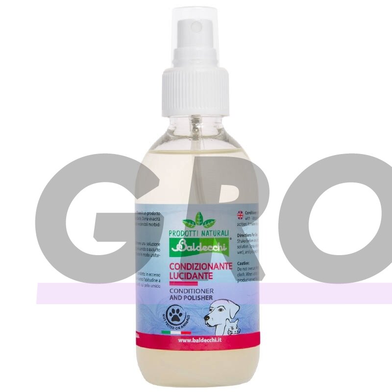 Baldecchi Conditioner and Polisher - dviejų fazių preparatas, maitina ir suteikia blizgesį kailiui Baldecchi Conditioner and Polisher - dviejų fazių preparatas, maitina ir suteikia blizgesį kailiui