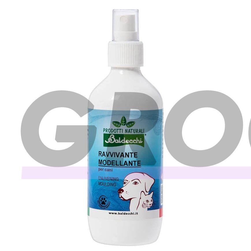 Baldecchi Enlivening Moulding Spray - maitinamasis modeliavimo purškiklis šunims Baldecchi Enlivening Moulding Spray - maitinamasis modeliavimo purškiklis šunims