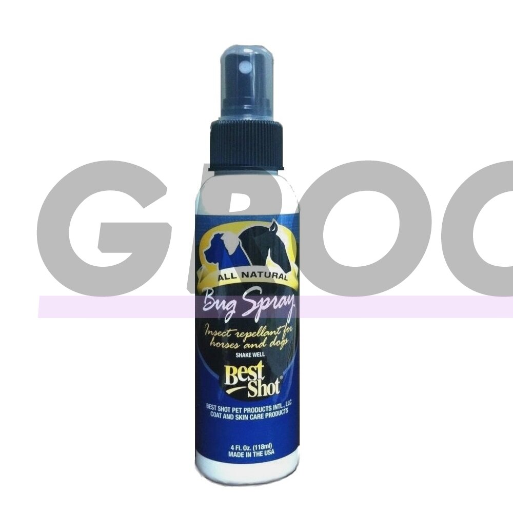 Best Shot Bug Spray -natūralus preparatas su citronela vabzdžiams atbaidyti, skirtas šunims, arkliams