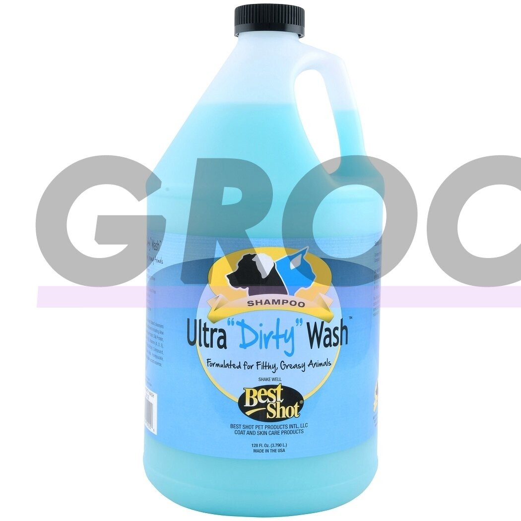 Best Shot Ultra Dirty Wash Shampoo - profesionalus, giliai valantis ir labai koncentruotas šampūnas labai nešvariam kailiui Best Shot Ultra Dirty Wash Shampoo - profesionalus, giliai valantis ir labai koncentruotas šampūnas labai nešvariam kailiui