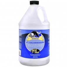 Best Shot M.E.D. Chlorhexidine Shampoo 3% - antibakterinis, terapinis šampūnas gyvūnams, turintiems odos problemų -3,8L