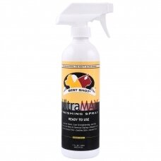 Best Shot Pet UltraMax Pro Finishing Spray - Maitinanti priemonė plaukams, palengvina šukavimą, suteikia blizgesio ir drėkinimo efektą - Talpa: 503ml