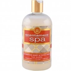 Best Shot Spa Hot Toddy Facial & Body Wash 473ml - atpalaiduojantis kūno prausiklis, cinamono ir romo aromato