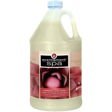 Best Shot Spa Caressing Mimosa & Nectar Body Wash - universalus šampūnas visų tipų kailiams su natūraliais ekstraktais