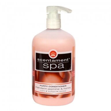 Best Shot Spa Mandarin Jasmine Puppy Conditioner - hipoalerginis, minkštinantis ir blizgesio suteikiantis kondicionierius šuniukams ir kačiukams Best Shot Spa Mandarin Jasmine Puppy Conditioner - hipoalerginis, minkštinantis ir blizgesio suteikiantis kondicionierius šuniukams ir kačiukams