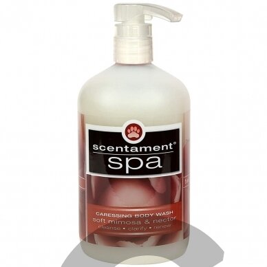 Best Shot Spa Caressing Mimosa & Nectar Body Wash - universalus šampūnas visų tipų kailiams su natūraliais ekstraktais Best Shot Spa Caressing Mimosa & Nectar Body Wash - universalus šampūnas visų tipų kailiams su natūraliais ekstraktais