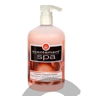 Best Shot Spa Mandarin Jasmine Puppy Conditioner - hipoalerginis, minkštinantis ir blizgesio suteikiantis kondicionierius šuniukams ir kačiukams Best Shot Spa Mandarin Jasmine Puppy Conditioner - hipoalerginis, minkštinantis ir blizgesio suteikiantis kondicionierius šuniukams ir kačiukams